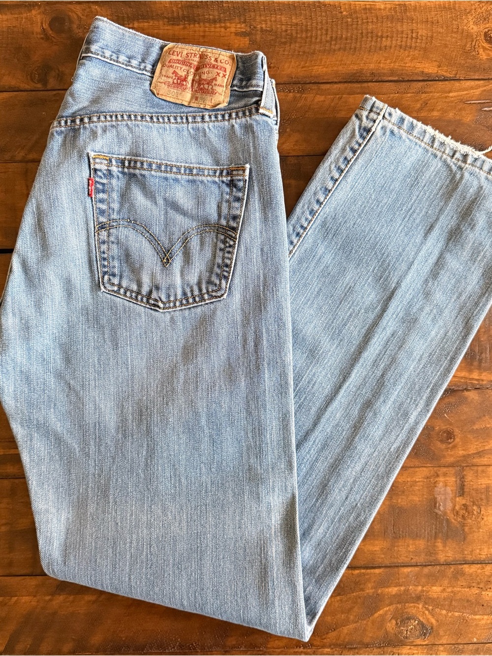 Y2K Levi’s 501 Straight Leg Button Fly Jeans, Men’s Size 32x32